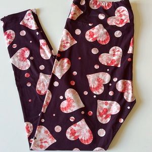 LuLaRoe TC Leggings-Valentines